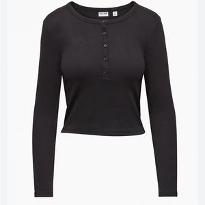 Aritzia Sunday Best Drew Longsleeve in Black